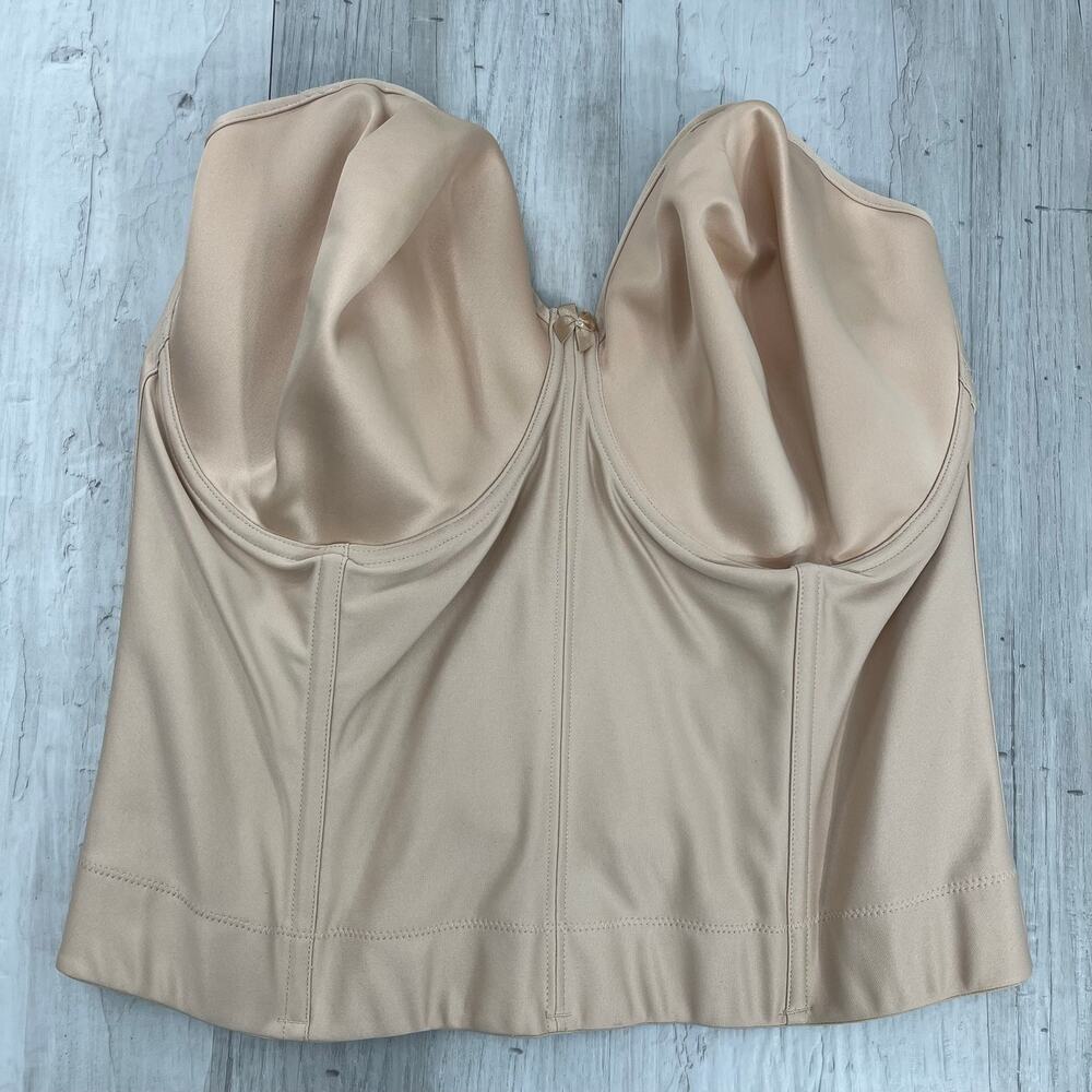 Elila 6721 Luxury Strapless Convertible Longline Bustier Corset Nude 42I